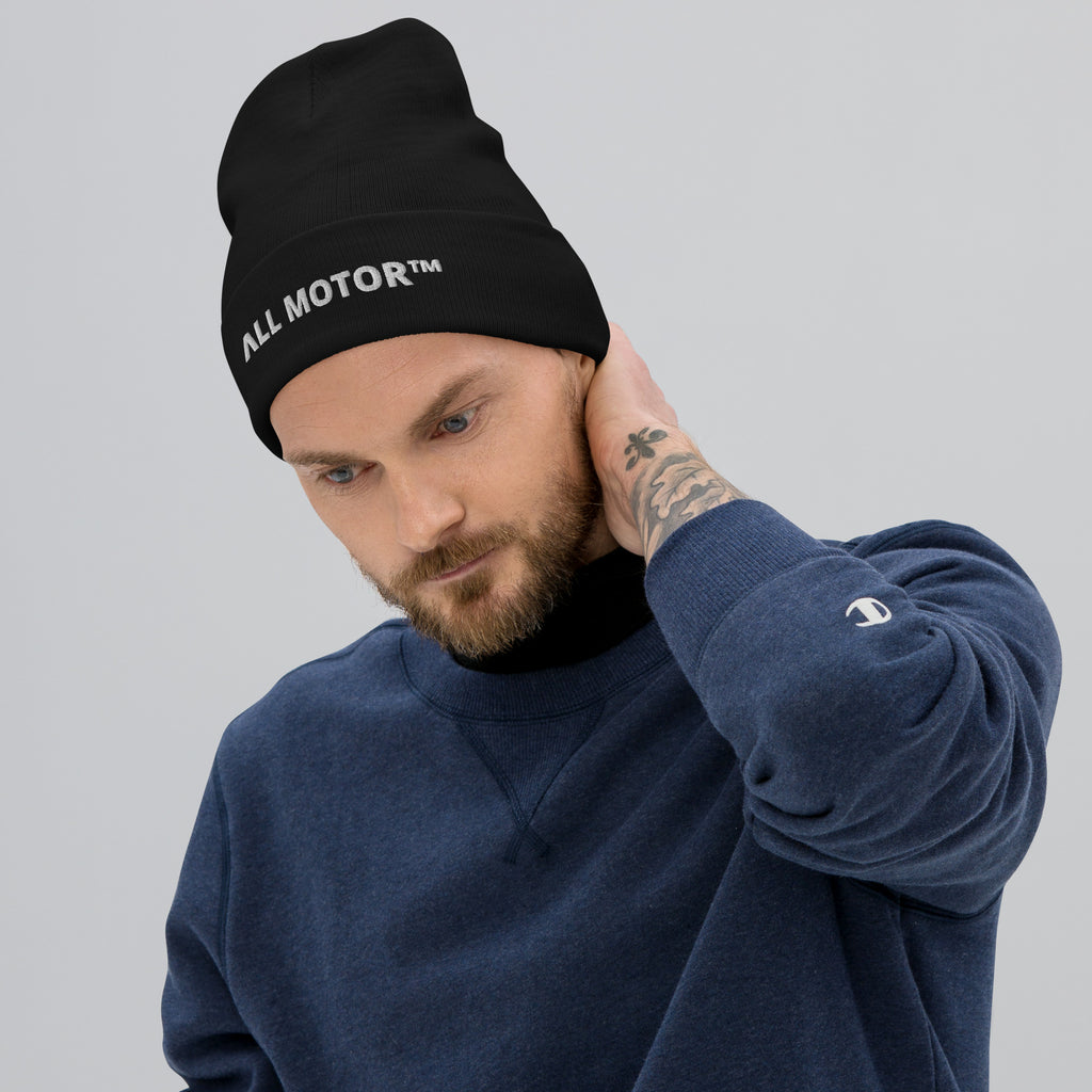 ALL MOTOR Embroidered Beanie